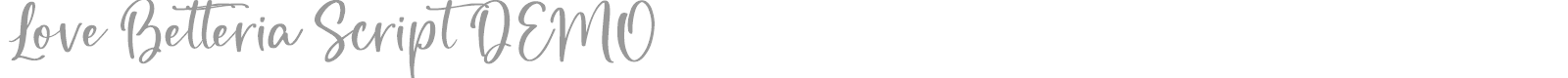 Love Betteria font preview